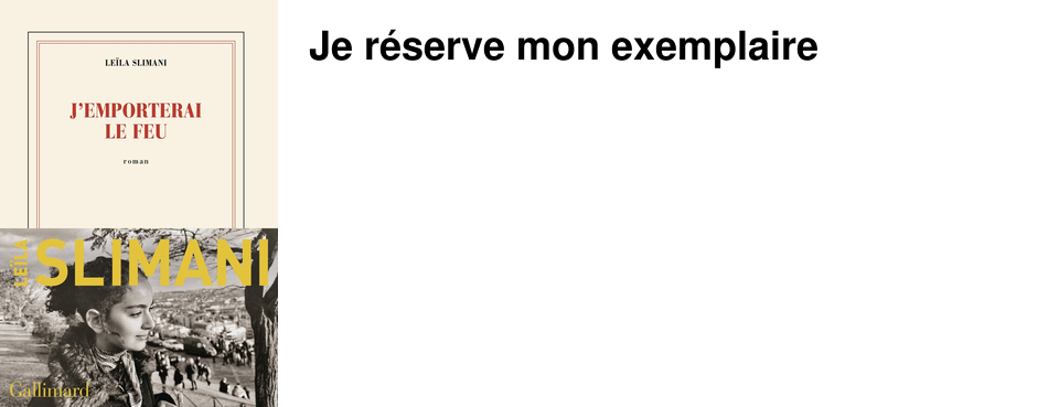 Je r�serve mon exemplaire