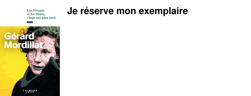 Je r�serve mon exemplaire
