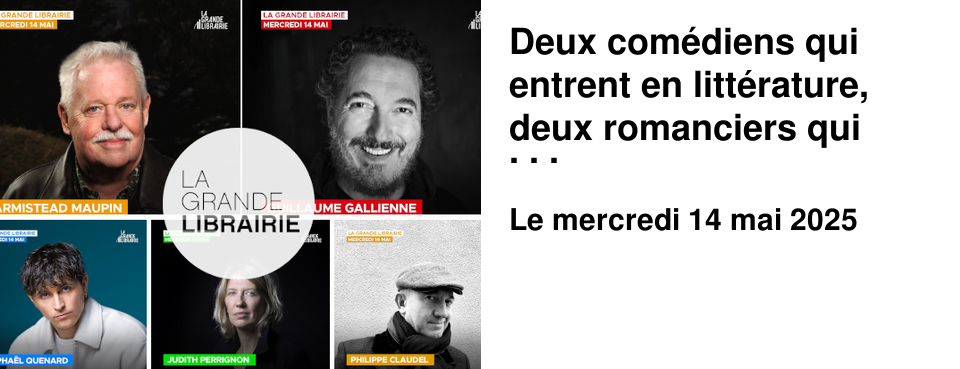 Deux+com�diens+qui+entrent+en+litt�rature,+deux+romanciers+qui+pensent+l'Am�rique+d'hier,+d'aujourd'hui+et+de+demain,+et+une+l�gende+de+la+litt�rature+! Retrouvez+tous+les+livres+pr�sent�s+dans+La+Grande+Librairie.